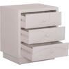 ΚΟΜΟΔΙΝΟ ΣΕΙΡΑ SANTORINI HM18047 MDF ΣΕ ΥΠΟΛΕΥΚΟ ΧΡΩΜΑ-3 ΣΥΡΤΑΡIA 48x38x55,5Υεκ.