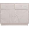 ΜΠΟΥΦΕΣ ΣΕΙΡΑ SANTORINI HM18046 MDF ΣΕ ΥΠΟΛΕΥΚΟ ΧΡΩΜΑ-2 ΣΥΡΤΑΡΙΑ & 2 ΠΟΡΤΕΣ 107x38x82,5Υεκ.