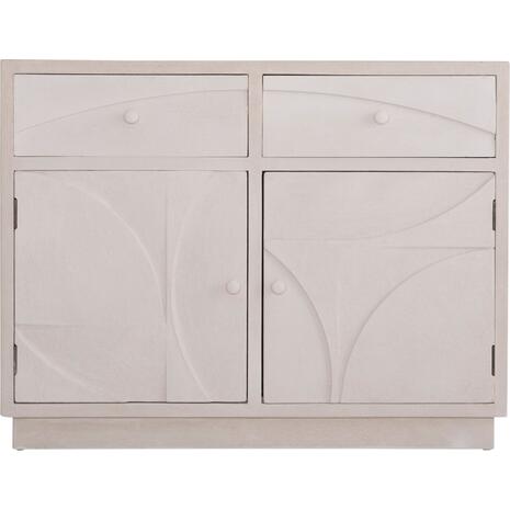 ΜΠΟΥΦΕΣ ΣΕΙΡΑ SANTORINI HM18046 MDF ΣΕ ΥΠΟΛΕΥΚΟ ΧΡΩΜΑ-2 ΣΥΡΤΑΡΙΑ & 2 ΠΟΡΤΕΣ 107x38x82,5Υεκ.