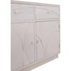 ΜΠΟΥΦΕΣ ΣΕΙΡΑ SANTORINI HM18046 MDF ΣΕ ΥΠΟΛΕΥΚΟ ΧΡΩΜΑ-2 ΣΥΡΤΑΡΙΑ & 2 ΠΟΡΤΕΣ 107x38x82,5Υεκ.