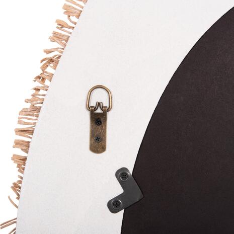 ΚΑΘΡΕΠΤΗΣ ΤΟΙΧΟΥ ΣΕΙΡΑ SANTORINI HM4528 MDF ΥΠΟΛΕΥΚΟ-ΔΙΑΚΟΣΜΗΣΗ ΣΕ ΜΠΕΖ 60x2x80Υεκ.
