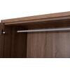 ΝΤΟΥΛΑΠΑ ΜΕ ΚΑΘΡΕΦΤΗ & ΣΥΡΤΑΡΙΑ JARRY HM2485.11 SONAMA OAK ΜΕΛΑΜΙΝΗ 119x48x183Υεκ