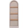 ΡΑΦΙΕΡΑ ΣΕΙΡΑ SANTORINI HM18045 MDF ΥΠΟΛΕΥΚΟ-ΡΑΦΙΑ ΞΥΛΟ ΕΛΑΤΟΥ ΦΥΣΙΚΟ 60x38,5x179Υεκ.