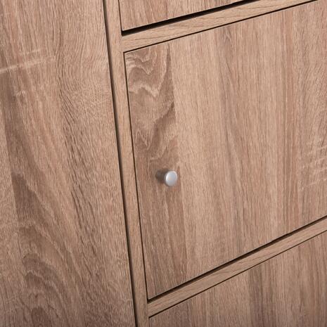 ΝΤΟΥΛΑΠΙ ΜΕ 4 ΑΠΟΘ.ΧΩΡΟΥΣ MATIN HM2480.02 SONAMA OAK ΜΕΛΑΜΙΝΗ 117x39,5x99,5Υεκ