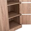 ΝΤΟΥΛΑΠΙ ΜΕ 4 ΑΠΟΘ.ΧΩΡΟΥΣ MATIN HM2480.02 SONAMA OAK ΜΕΛΑΜΙΝΗ 117x39,5x99,5Υεκ
