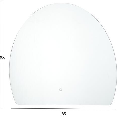 ΚΑΘΡΕΠΤΗΣ TOIXOY ΣΕΙΡΑ TORCH HM4491 ΧΩΡΙΣ ΠΛΑΙΣΙΟ-LED ΟΠΙΣΘΙΟΣ ΦΩΤΙΣΜΟΣ 88x69Υεκ.
