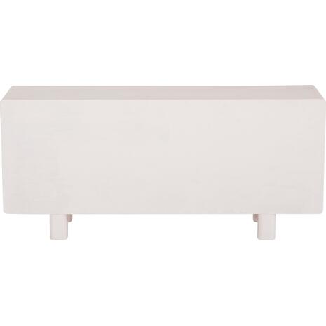 ΜΠΟΥΦΕΣ ΣΕΙΡΑ SANTORINI HM18068 MDF ΣΕ ΥΠΟΛΕΥΚΟ ΧΡΩΜΑ-3 ΠΟΡΤΕΣ 140x38x64Υεκ.
