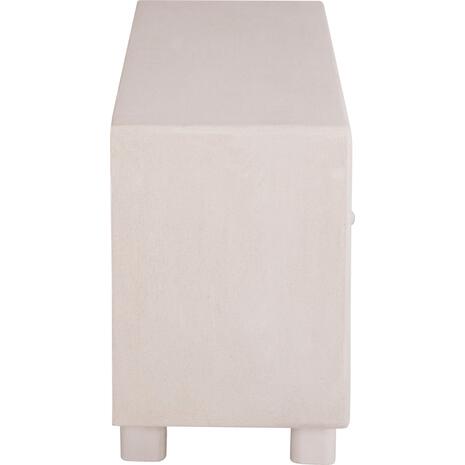ΜΠΟΥΦΕΣ ΣΕΙΡΑ SANTORINI HM18068 MDF ΣΕ ΥΠΟΛΕΥΚΟ ΧΡΩΜΑ-3 ΠΟΡΤΕΣ 140x38x64Υεκ.
