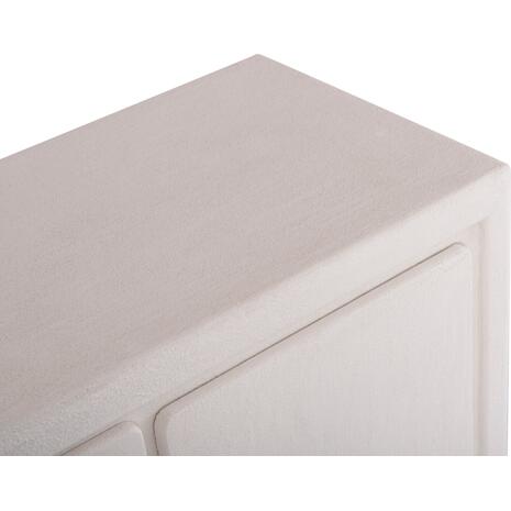 ΜΠΟΥΦΕΣ ΣΕΙΡΑ SANTORINI HM18048 MDF ΣΕ ΥΠΟΛΕΥΚΟ ΧΡΩΜΑ-3 ΣΥΡΤΑΡΙΑ & 2 ΠΟΡΤΕΣ 120x38x80Υεκ.