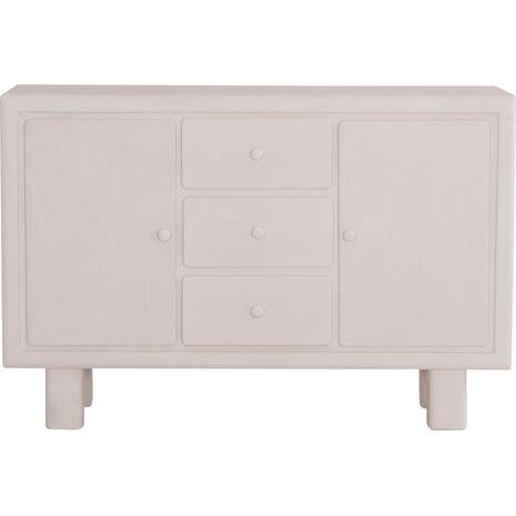 ΜΠΟΥΦΕΣ ΣΕΙΡΑ SANTORINI HM18048 MDF ΣΕ ΥΠΟΛΕΥΚΟ ΧΡΩΜΑ-3 ΣΥΡΤΑΡΙΑ & 2 ΠΟΡΤΕΣ 120x38x80Υεκ.