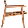 ΠΟΛΥΘΡΟΝΑ KONNA HM9928.01 TEAK ΞΥΛΟ ΣΕ ΦΥΣΙΚΟ-ΔΕΡΜΑ ΑΓΕΛΑΔΟΣ ΣΕ ΜΑΥΡΟ 80x64x73Υεκ.