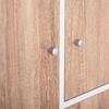 ΝΤΟΥΛΑΠΙ ΜΕ 4 ΑΠΟΘ.ΧΩΡΟΥΣ MATIN HM2479.01 SONAMA OAK-ΛΕΥΚΗ ΜΕΛΑΜΙΝΗ 80x39,5x99,5Υεκ