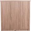 ΝΤΟΥΛΑΠΑ 3ΦΥΛΛΗ ΜΕ ΡΑΦΙΑ FUENTO HM2482.01 SONAMA OAK ΜΕΛΑΜΙΝΗ 120-116x40x123,5Υεκ.