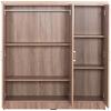 ΝΤΟΥΛΑΠΑ 3ΦΥΛΛΗ ΜΕ ΡΑΦΙΑ FUENTO HM2482.01 SONAMA OAK ΜΕΛΑΜΙΝΗ 120-116x40x123,5Υεκ.