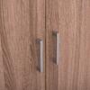 ΝΤΟΥΛΑΠΑ 3ΦΥΛΛΗ ΜΕ ΡΑΦΙΑ FUENTO HM2482.01 SONAMA OAK ΜΕΛΑΜΙΝΗ 120-116x40x123,5Υεκ.