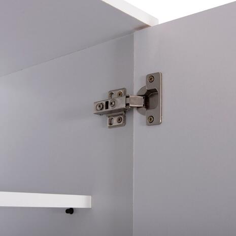 ΠΑΠΟΥΤΣΟΘΗΚΗ-ΝΤΟΥΛΑΠΑ CLUSE HM2403.03 ΜΕΛΑΜΙΝΗ ΛΕΥΚΟ ΧΡΩΜΑ 60Χ36,5Χ186,5Υεκ.