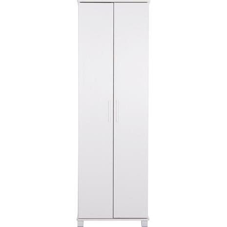 ΠΑΠΟΥΤΣΟΘΗΚΗ-ΝΤΟΥΛΑΠΑ CLUSE HM2403.03 ΜΕΛΑΜΙΝΗ ΛΕΥΚΟ ΧΡΩΜΑ 60Χ36,5Χ186,5Υεκ.