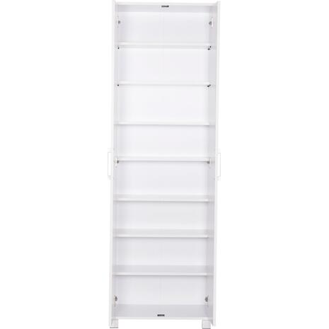 ΠΑΠΟΥΤΣΟΘΗΚΗ-ΝΤΟΥΛΑΠΑ CLUSE HM2403.03 ΜΕΛΑΜΙΝΗ ΛΕΥΚΟ ΧΡΩΜΑ 60Χ36,5Χ186,5Υεκ.