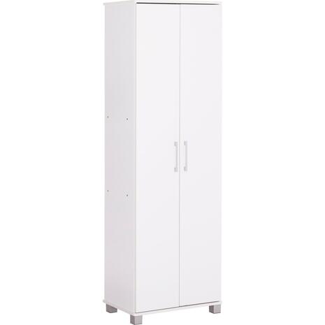 ΠΑΠΟΥΤΣΟΘΗΚΗ-ΝΤΟΥΛΑΠΑ CLUSE HM2403.03 ΜΕΛΑΜΙΝΗ ΛΕΥΚΟ ΧΡΩΜΑ 60Χ36,5Χ186,5Υεκ.