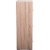 ΝΤΟΥΛΑΠΙ ΜΕ 3 ΑΠΟΘ. ΧΩΡΟΥΣ SORIANO HM9939.11 SONAMA OAK ΜΕΛΑΜΙΝΗ 40x39x119Υεκ.