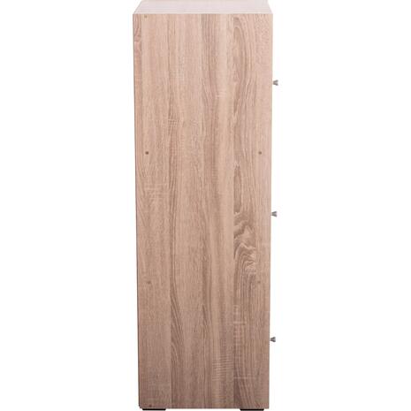 ΝΤΟΥΛΑΠΙ ΜΕ 3 ΑΠΟΘ. ΧΩΡΟΥΣ SORIANO HM9939.11 SONAMA OAK ΜΕΛΑΜΙΝΗ 40x39x119Υεκ.