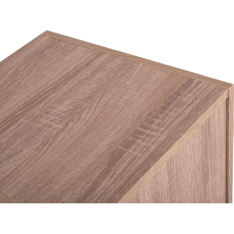 ΝΤΟΥΛΑΠΙ ΜΕ 3 ΑΠΟΘ. ΧΩΡΟΥΣ SORIANO HM9939.11 SONAMA OAK ΜΕΛΑΜΙΝΗ 40x39x119Υεκ.