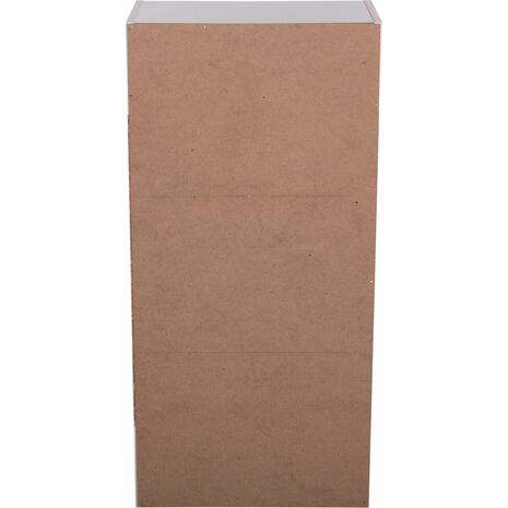 ΡΑΦΙΕΡΑ ΤΟΙΧΟΥ CUBICON HM9941.01 ΛΕΥΚΗ ΜΕΛΑΜΙΝΗ 38,5x23,5x80Υεκ.