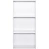ΡΑΦΙΕΡΑ ΤΟΙΧΟΥ CUBICON HM9941.01 ΛΕΥΚΗ ΜΕΛΑΜΙΝΗ 38,5x23,5x80Υεκ.