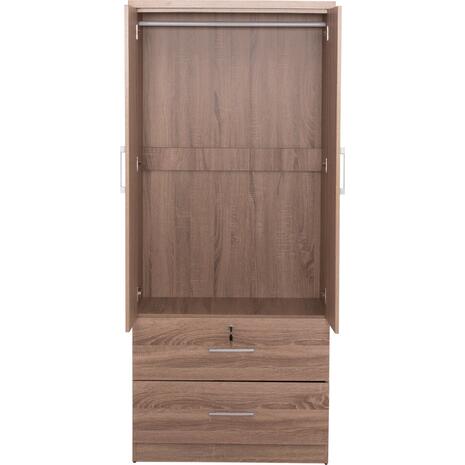 ΝΤΟΥΛΑΠΑ ΜΕ ΣΥΡΤΑΡΙΑ REINA HM2484.11 SONAMA OAK ΜΕΛΑΜΙΝΗ 80x48x183Υεκ.