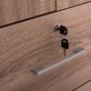 ΝΤΟΥΛΑΠΑ ΜΕ ΣΥΡΤΑΡΙΑ REINA HM2484.11 SONAMA OAK ΜΕΛΑΜΙΝΗ 80x48x183Υεκ.