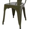 ΚΑΡΕΚΛΑ ΜΕΤΑΛΛΙΚΗ MELITA-PRO HM8641.43 ΣΕ DARK OLIVE GREEN 44x47x84.5Υεκ.