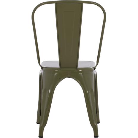 ΚΑΡΕΚΛΑ ΜΕΤΑΛΛΙΚΗ MELITA-PRO HM8641.43 ΣΕ DARK OLIVE GREEN 44x47x84.5Υεκ.