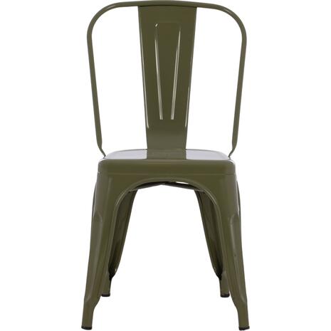 ΚΑΡΕΚΛΑ ΜΕΤΑΛΛΙΚΗ MELITA-PRO HM8641.43 ΣΕ DARK OLIVE GREEN 44x47x84.5Υεκ.