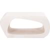 ΤΡΑΠΕΖΙ ΣΑΛΟΝΙΟΥ ΣΕΙΡΑ SANTORINI HM18071 MDF ΣΕ ΥΠΟΛΕΥΚΟ ΧΡΩΜΑ 100x60x45Υεκ.