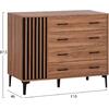 ΣΥΡΤΑΡΙΕΡΑ ΣΕΙΡΑ HARRY HM18009.01 ΜΕΛΑΜΙΝΗ ΣΚΟΥΡΟ ΦΥΣΙΚΟ-ΜΑΥΡΟ 110x46x87,5Υεκ.