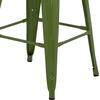 ΣΚΑΜΠΟ ΜΕΣΑΙΟΥ ΥΨΟΥΣ ΜΕΤΑΛΛΙΚΟ MELITA-PRO HM8573.53 ΣΕ LIGHT OLIVE GREEN 43x43x67Υεκ.