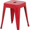 ΣΚΑΜΠΟ ΜΕΤΑΛΛΙΚΟ MELITA HM0096.44 ΣΕ ΚΟΚΚΙΝΟ ΧΡΩΜΑ 37x37x45Υεκ.