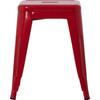 ΣΚΑΜΠΟ ΜΕΤΑΛΛΙΚΟ MELITA HM0096.44 ΣΕ ΚΟΚΚΙΝΟ ΧΡΩΜΑ 37x37x45Υεκ.