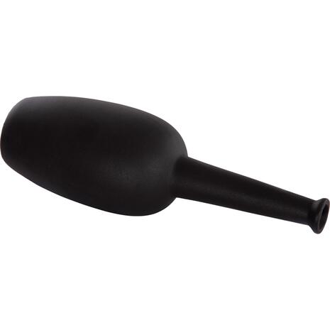 ΕΠΙΤΡΑΠΕΖΙΟ ΚΕΡΑΜΙΚΟ ΔΙΑΚΟΣΜΗΤΙΚΟ ELENDIL HM4591.02 ΜΑΥΡΟ ΜΑΤ Φ12x39.5Υεκ