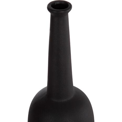 ΕΠΙΤΡΑΠΕΖΙΟ ΚΕΡΑΜΙΚΟ ΔΙΑΚΟΣΜΗΤΙΚΟ ELENDIL HM4591.02 ΜΑΥΡΟ ΜΑΤ Φ12x39.5Υεκ