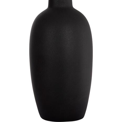 ΕΠΙΤΡΑΠΕΖΙΟ ΚΕΡΑΜΙΚΟ ΔΙΑΚΟΣΜΗΤΙΚΟ ELENDIL HM4591.02 ΜΑΥΡΟ ΜΑΤ Φ12x39.5Υεκ