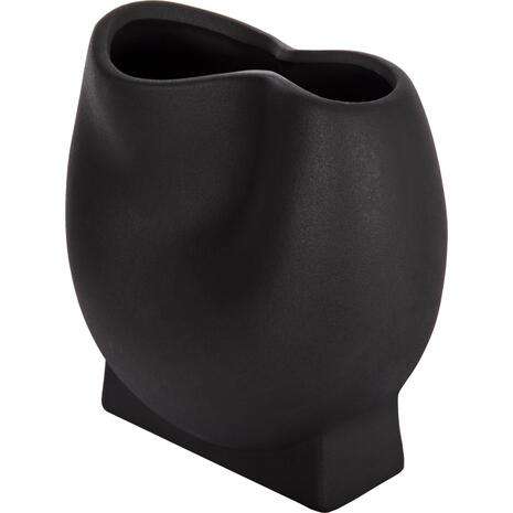 ΕΠΙΤΡΑΠΕΖΙΟ ΚΕΡΑΜΙΚΟ ΔΙΑΚΟΣΜΗΤΙΚΟ GLAΖΕ HM4610.02 ΜΑΥΡΟ ΜΑΤ 26x14x25Υεκ