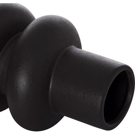 ΕΠΙΤΡΑΠΕΖΙΟ ΚΕΡΑΜΙΚΟ ΔΙΑΚΟΣΜΗΤΙΚΟ ROOK HM4627.02 ΜΑΥΡΟ ΜΑΤ Φ16x25,5Υεκ