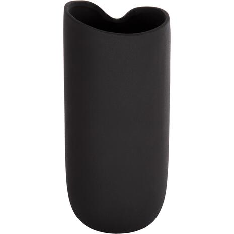 ΕΠΙΤΡΑΠΕΖΙΟ ΚΕΡΑΜΙΚΟ ΔΙΑΚΟΣΜΗΤΙΚΟ GLAZE HM4606.02 ΜΑΥΡΟ ΜΑΤ 17x16,5x37Υεκ