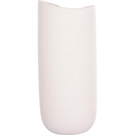 ΕΠΙΤΡΑΠΕΖΙΟ ΚΕΡΑΜΙΚΟ ΔΙΑΚΟΣΜΗΤΙΚΟ GLAZE HM4606.01 ΚΡΥΣΤΑΛΛΙΚΟ ΥΠΟΛΕΥΚΟ 17x16,5x37Υεκ
