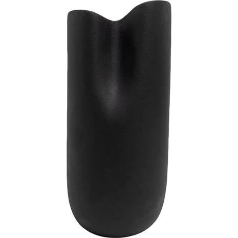 ΕΠΙΤΡΑΠΕΖΙΟ ΚΕΡΑΜΙΚΟ ΔΙΑΚΟΣΜΗΤΙΚΟ GLAZE HM4606.02 ΜΑΥΡΟ ΜΑΤ 17x16,5x37Υεκ