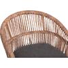 ΠΟΛΥΘΡΟΝΑ ΑΛΟΥΜΙΝΙΟΥ ORIN HM6265.01 ΣΚΟΥΡΟ ΓΚΡΙ- P.E.RATTAN ΣΕ ΦΥΣΙΚΟ 58x61x75Υεκ.