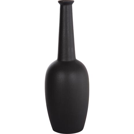 ΕΠΙΤΡΑΠΕΖΙΟ ΚΕΡΑΜΙΚΟ ΔΙΑΚΟΣΜΗΤΙΚΟ ELENDIL HM4592.02 ΜΑΥΡΟ ΜΑΤ Φ10x30Υεκ