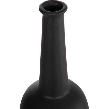 ΕΠΙΤΡΑΠΕΖΙΟ ΚΕΡΑΜΙΚΟ ΔΙΑΚΟΣΜΗΤΙΚΟ ELENDIL HM4592.02 ΜΑΥΡΟ ΜΑΤ Φ10x30Υεκ