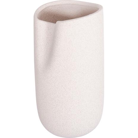 ΕΠΙΤΡΑΠΕΖΙΟ ΚΕΡΑΜΙΚΟ ΔΙΑΚΟΣΜΗΤΙΚΟ GLAZE HM4607.01 ΥΠΟΛΕΥΚΟ ΚΡΥΣΤΑΛΛΙΚΟ 15x15x30Υεκ
